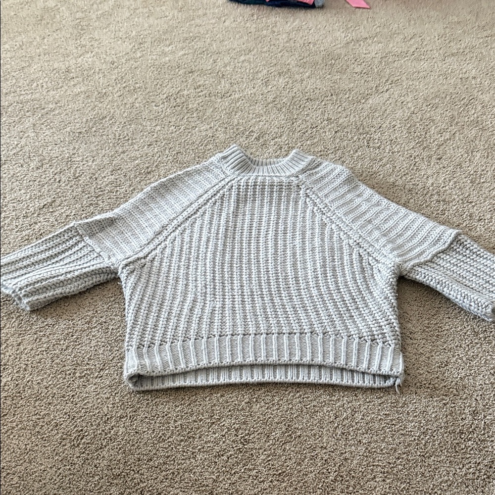 J.O.A. Light Gray Women's Sweater
